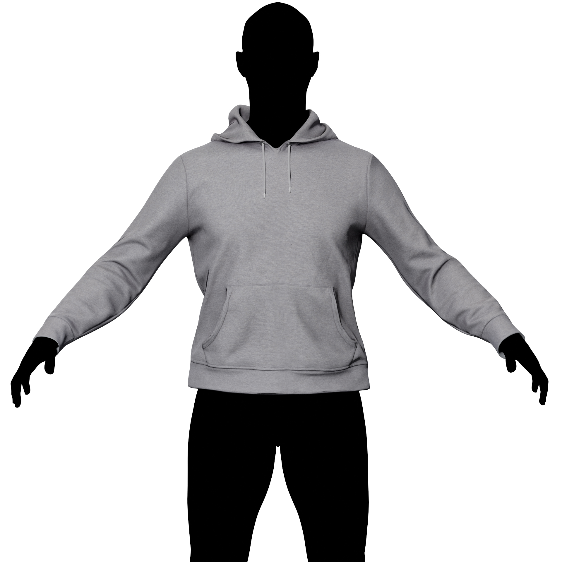 Male discount in hoodie